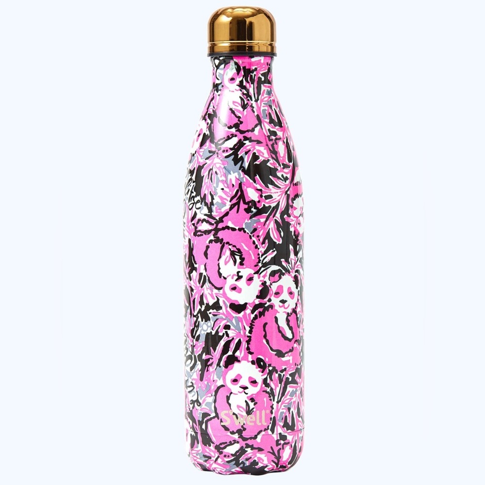 Lilly Pulitzer 25oz Swell Bottle In Limited Edition Hibiscus Pink Hang W/ My Boo